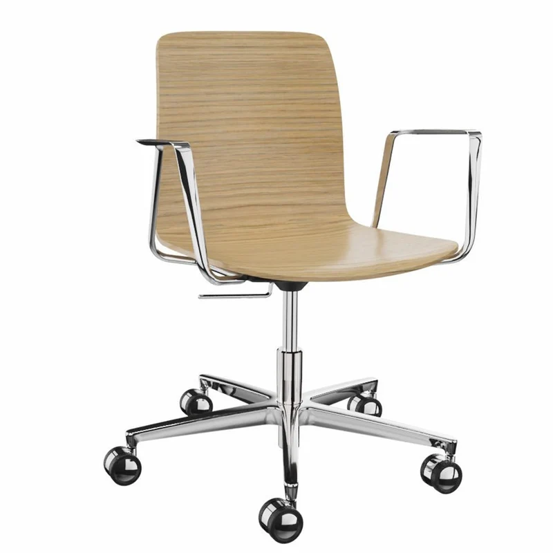 Dauphin Fiore FI 7537 | Konferenzstuhl | Holzschale | Optional mit Polster