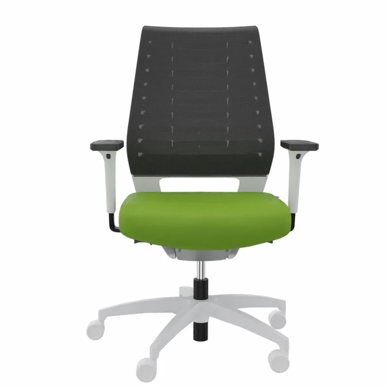 Ergonomischer Bürostuhl Dauphin X-CODE XC 5380 - Rücken Graphitgrau - Gestell Weiß