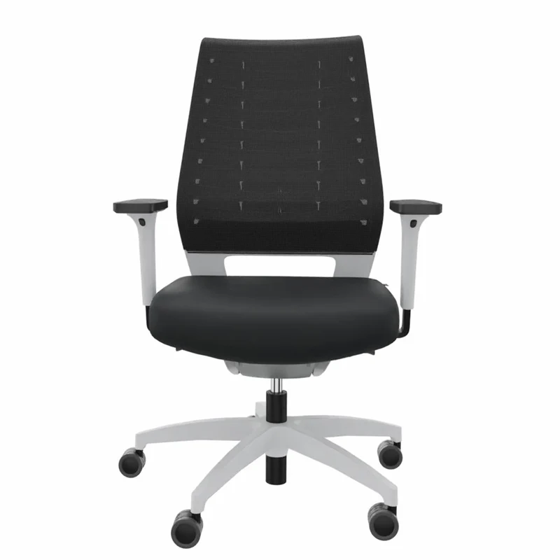Ergonomischer Bürostuhl Dauphin X-CODE XC 5380 - WEIß - farbige Rücken