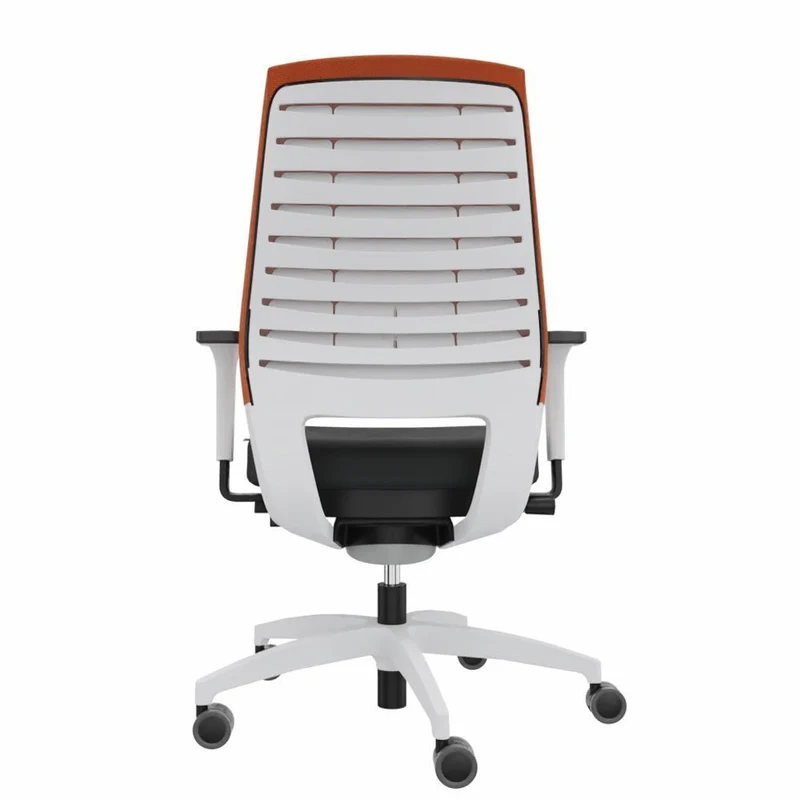 Ergonomischer Bürostuhl Dauphin X-CODE XC 5380 - WEIß - farbige Rücken