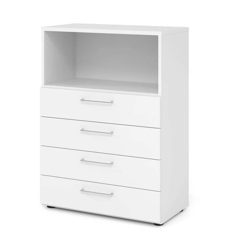 Hammerbacher Schubkasten-Schrank Serie 9, 3 OH, 4 Schübe, 1 Fach 80 x 110 x 40cm(B/H/T)