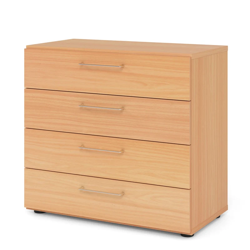 Hammerbacher Schubkasten-Schrank Serie 9, Schubladen 2 OH, 4 Schübe, 80 x 74,8 x 42cm(B/H/T)
