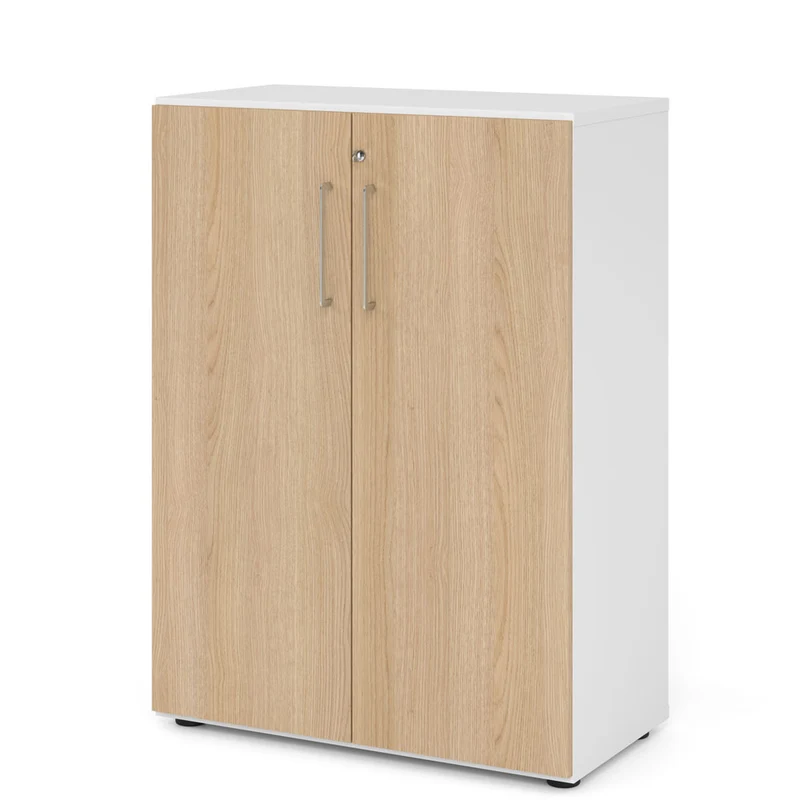 Hammerbacher Aktenschrank Serie 9, Büroschrank 3 OH, Abschließbar, 80 x 110 x 42cm(B/H/T)