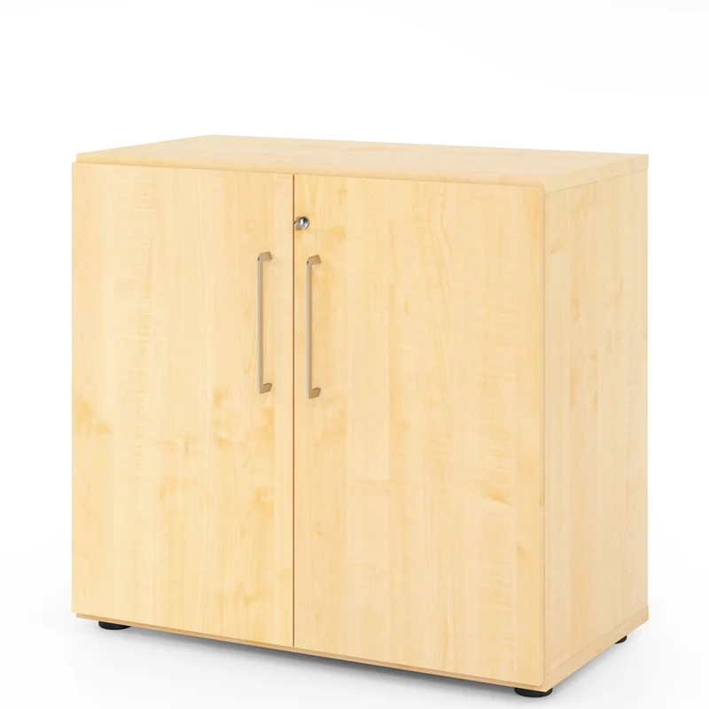 Hammerbacher Aktenschrank Serie 9, Büroschrank 2 OH, Abschließbar, 80 x 74,8 x 42cm(B/H/T)