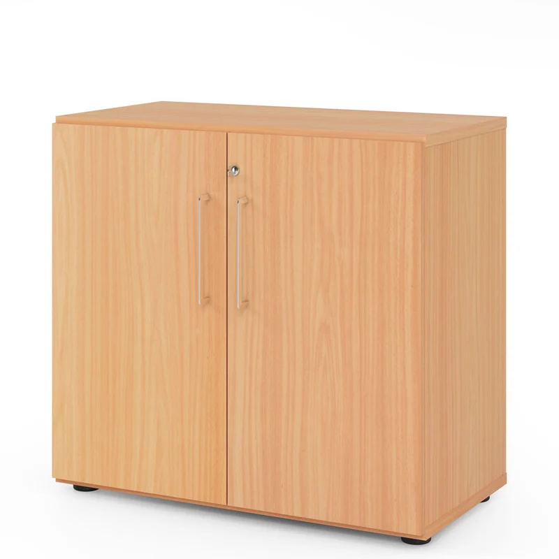 Hammerbacher Aktenschrank Serie 9, Büroschrank 2 OH, Abschließbar, 80 x 74,8 x 42cm(B/H/T)
