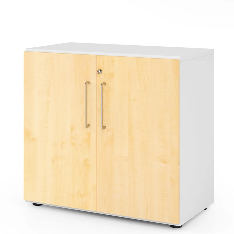 Hammerbacher Aktenschrank Serie 9, Büroschrank 2 OH, Abschließbar, 80 x 74,8 x 42cm(B/H/T)