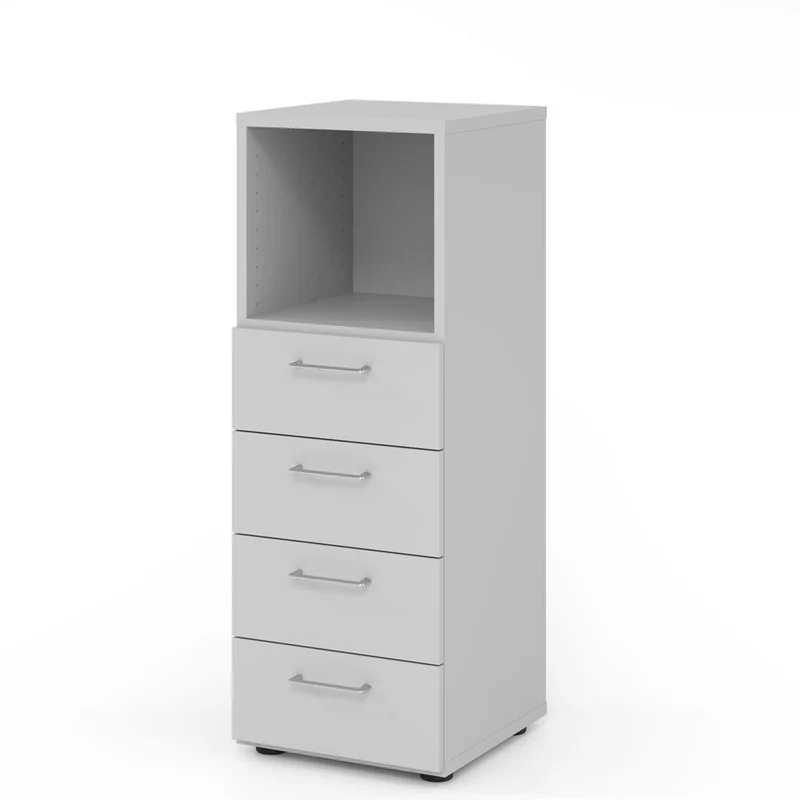 Hammerbacher Schubkasten-Schrank Serie 9, 3 OH, 4 Schübe, 1 Fach 44 x 110 x 42cm(B/H/T)