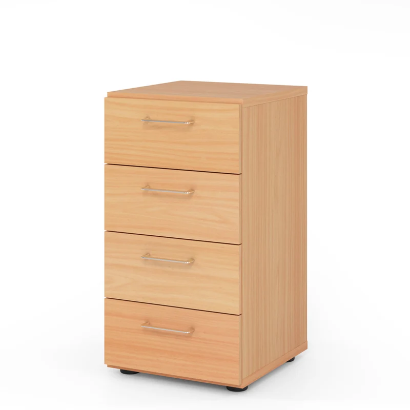 Hammerbacher Kommode Serie 9, Schaubladenschrank 2 OH, 4 Schübe, 40 x 74,8 x 42cm(B/H/T)
