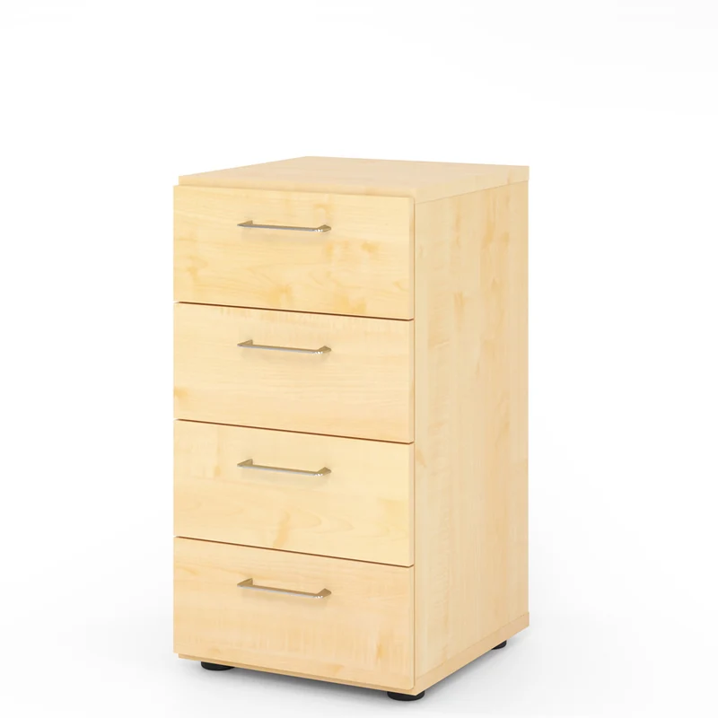 Hammerbacher Kommode Serie 9, Schaubladenschrank 2 OH, 4 Schübe, 40 x 74,8 x 42cm(B/H/T)