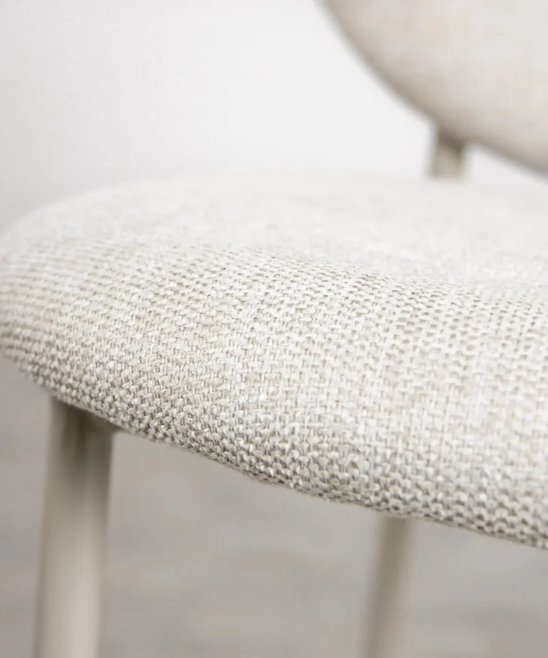 Silla de Comedor en Tela y Metal Maruchi