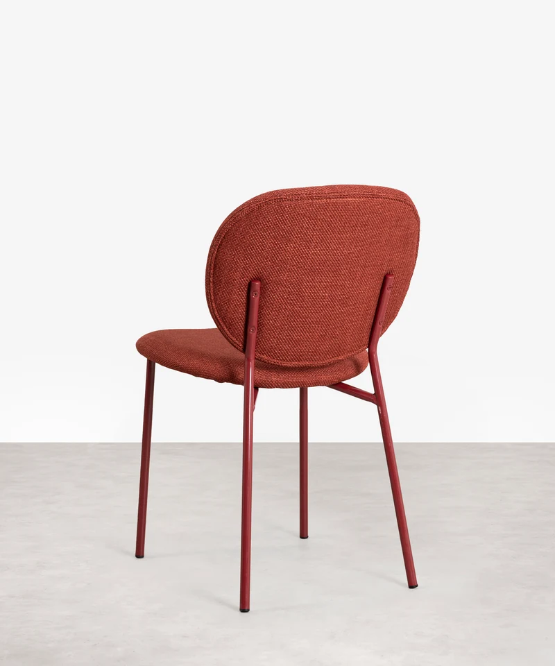 Silla de Comedor en Tela y Metal Maruchi