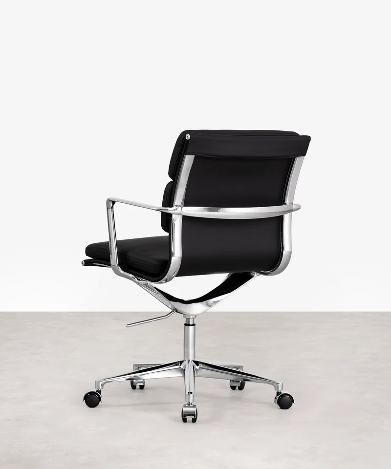 Silla de Oficina en Piel Low Base Boston