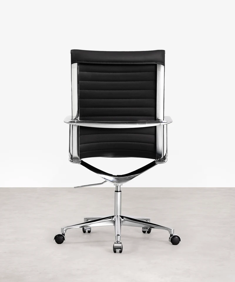Silla de Oficina en Piel High Base Baltimore