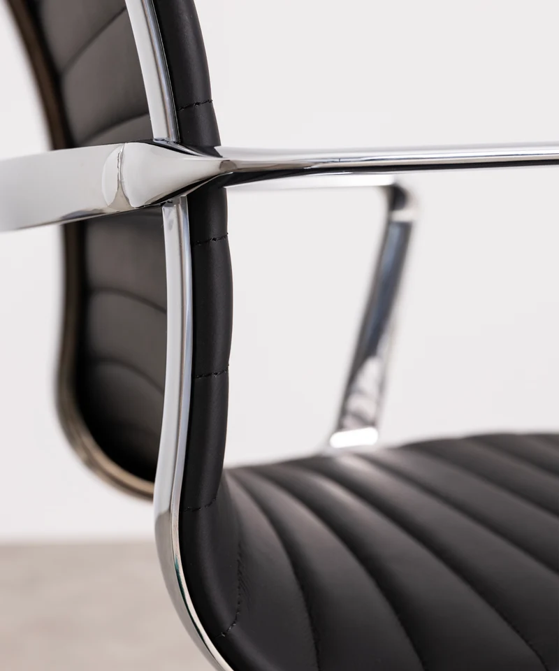 Silla de Oficina en Piel High Base Baltimore
