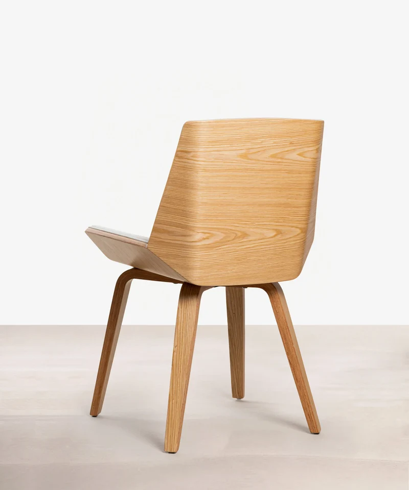 Silla de Comedor en Madera y Polipiel Lyssa