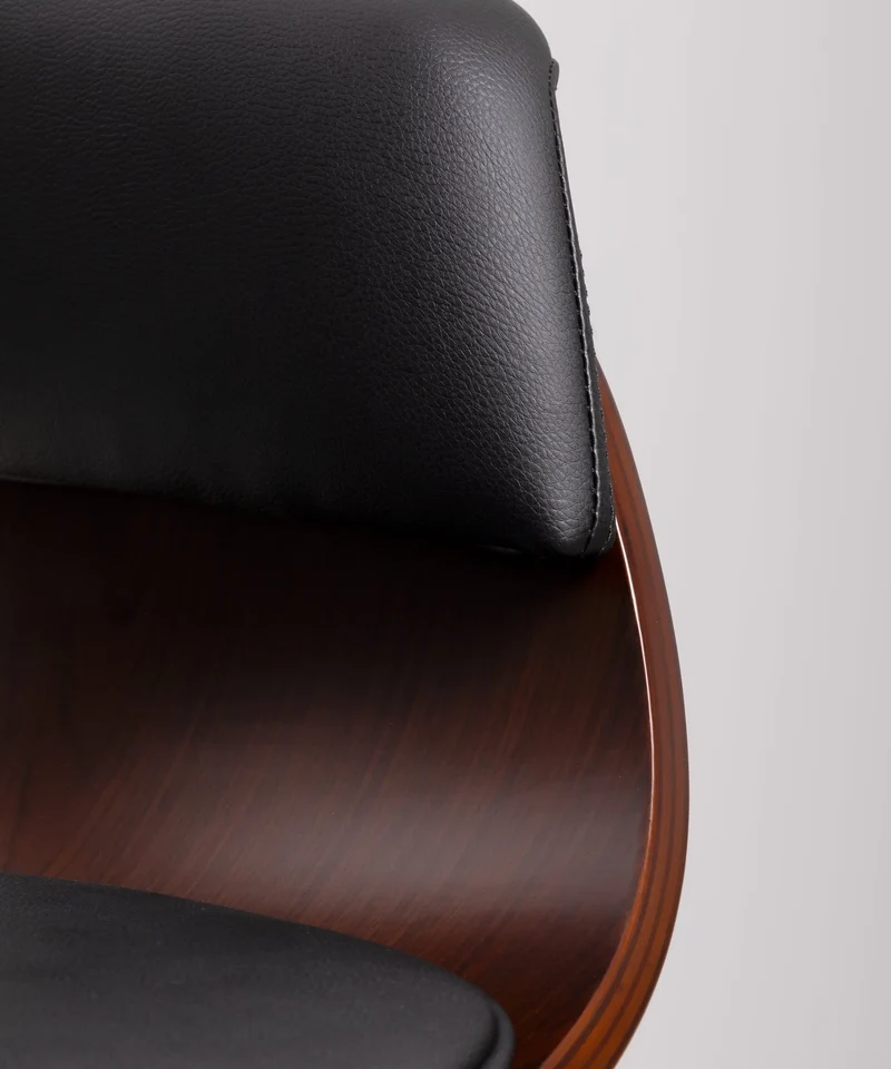 Silla de Comedor en Madera y Polipiel Beckett
