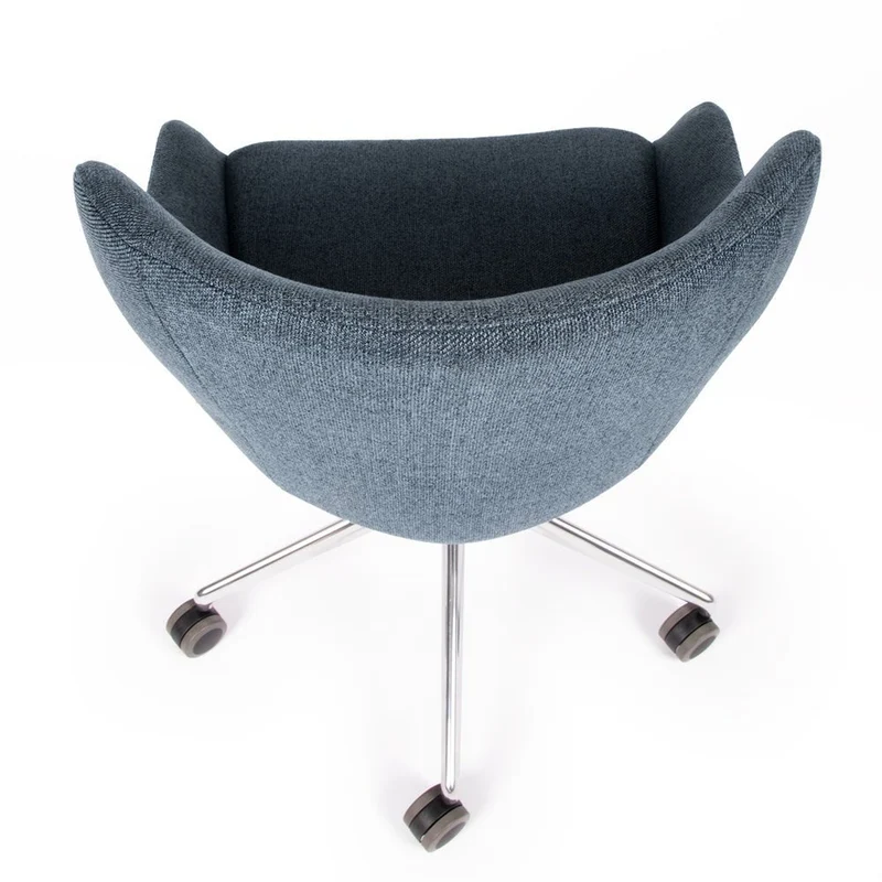 lento Drehstuhl Smart Cosy D low | Konferenzstuhl | Besucherstuhl | Wippfunktion & Rollen