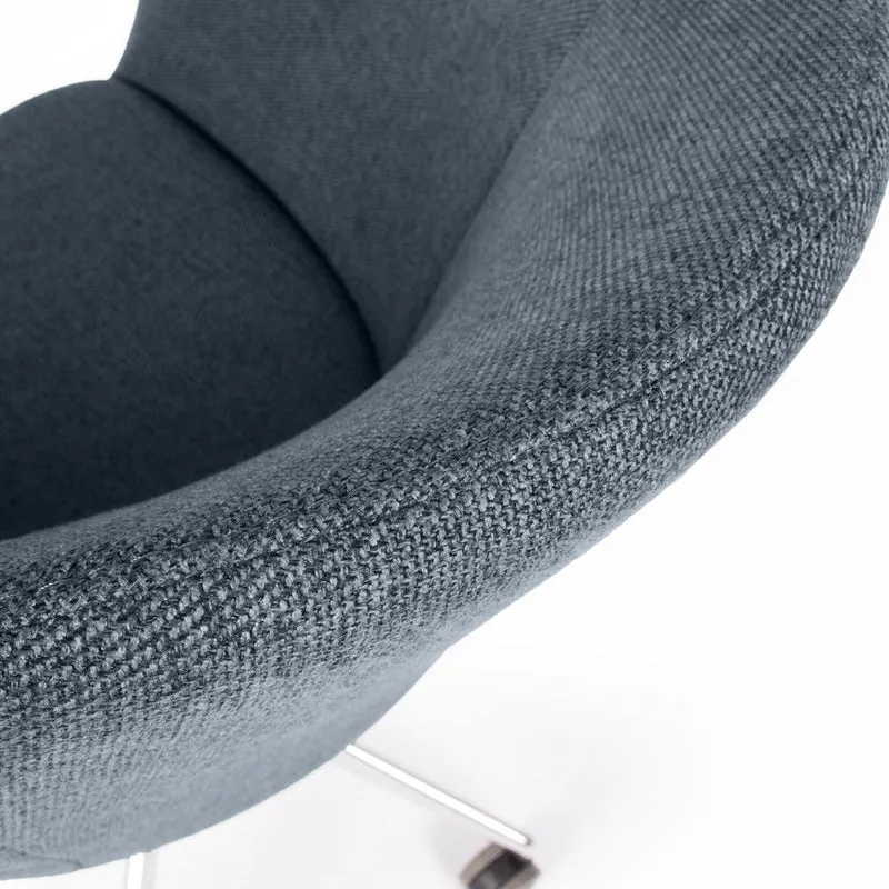 lento Drehstuhl Smart Cosy D high | Konferenzstuhl | Besucherstuhl | Wippfunktion & Rollen