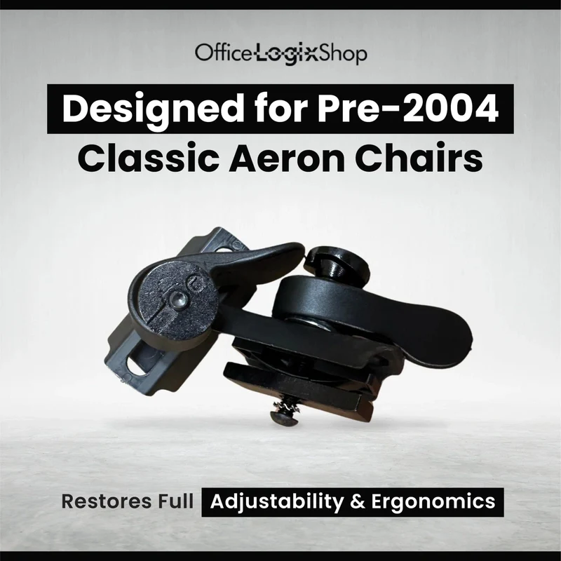 Flip Knob (Lever) Kit for Herman Miller Aeron Classic (V1) Chairs by OLS