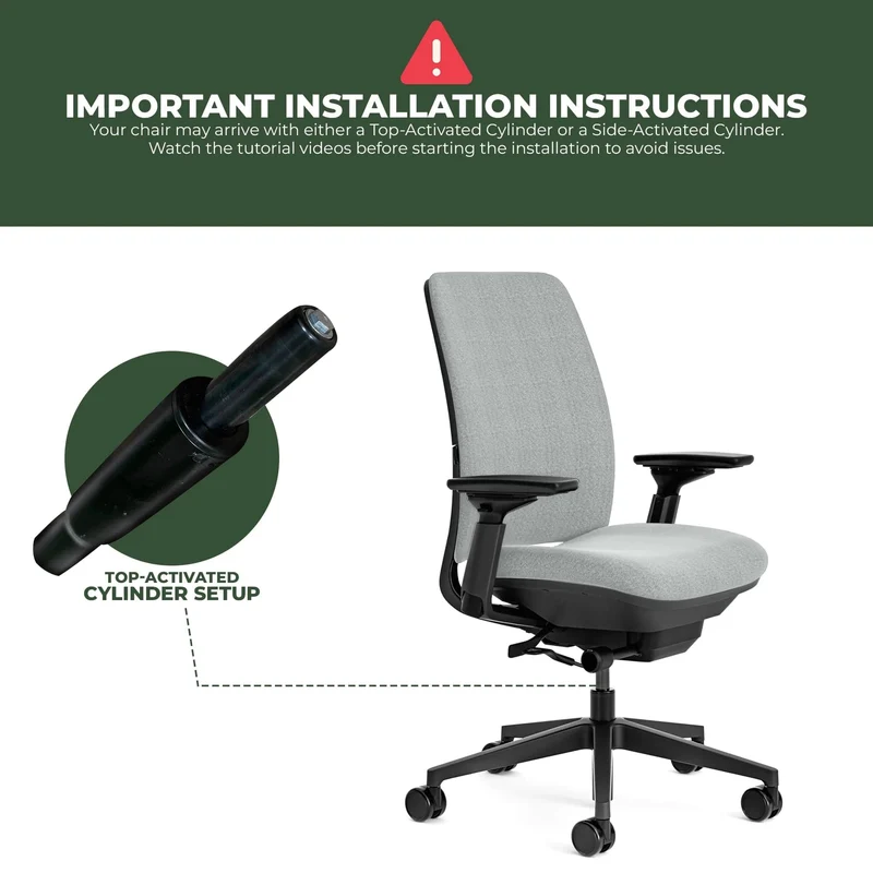 Steelcase Amia Task Chair (Black Frame) Fully Renewed