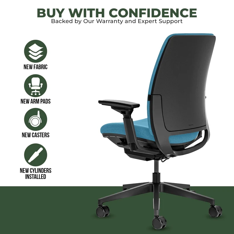 Steelcase Amia Task Chair (Black Frame) Fully Renewed