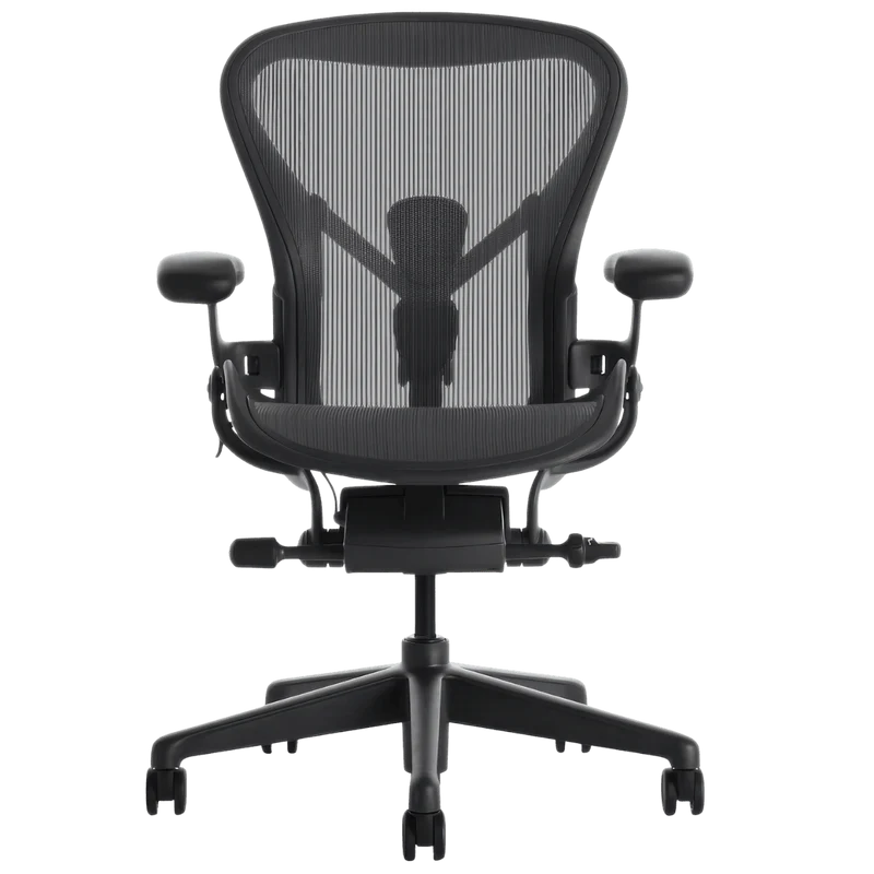 Herman Miller Aeron Remastered Chair PostureFit SL - V2 (Fully-Loaded) - Renewed