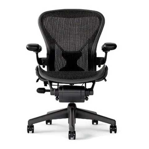 Herman Miller Classic Aeron Chair - Fully Adjustable (Renewed)