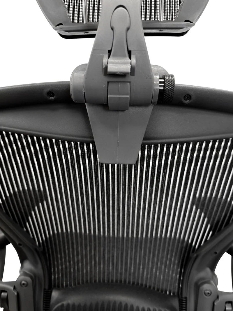 Herman Miller Aeron V1 (Classic) Chair and OLS Headrest Saving Bundle