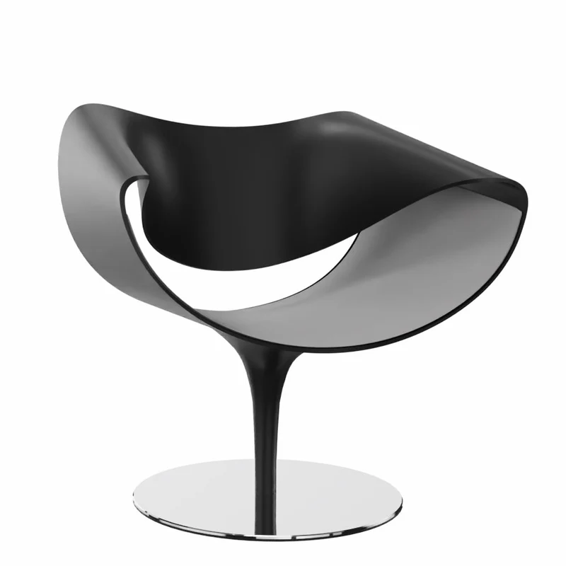 Züco PERILLO PE 0831 Lounge Sessel | Schale Schwarz | Deckend lackiert | Konfigurator