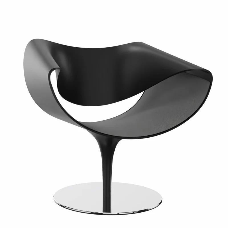 Züco PERILLO PE 0831 Lounge Sessel | Schale Schwarz | Deckend lackiert | Konfigurator