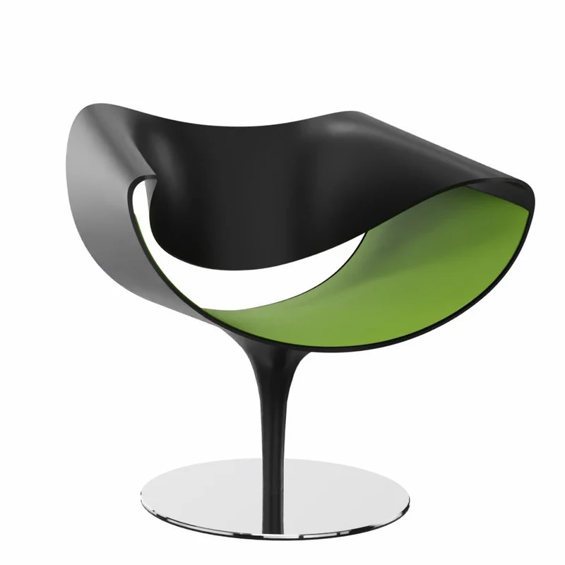 Züco PERILLO PE 0831 Lounge Sessel | Schale Schwarz | Deckend lackiert | Konfigurator
