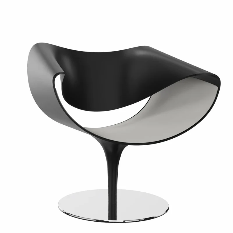 Züco PERILLO PE 0831 Lounge Sessel | Schale Schwarz | Deckend lackiert | Konfigurator