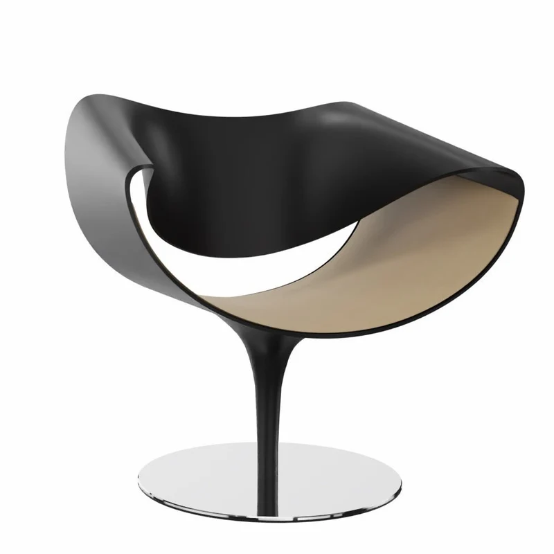 Züco PERILLO PE 0831 Lounge Sessel | Schale Schwarz | Deckend lackiert | Konfigurator