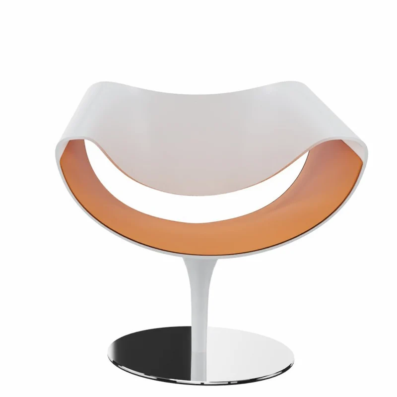 Züco PERILLO PE 0831 Lounge Sessel | Schale Weiß | Deckend lackiert | Konfigurator