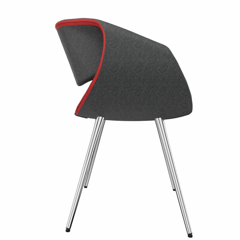 Züco Little PERILLO PE 0527 SRV | Gepolstert | Filzstoff | Esszimmerstuhl | Konfigurierbar