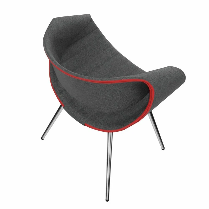 Züco Little PERILLO PE 0527 SRV | Gepolstert | Filzstoff | Esszimmerstuhl | Konfigurierbar