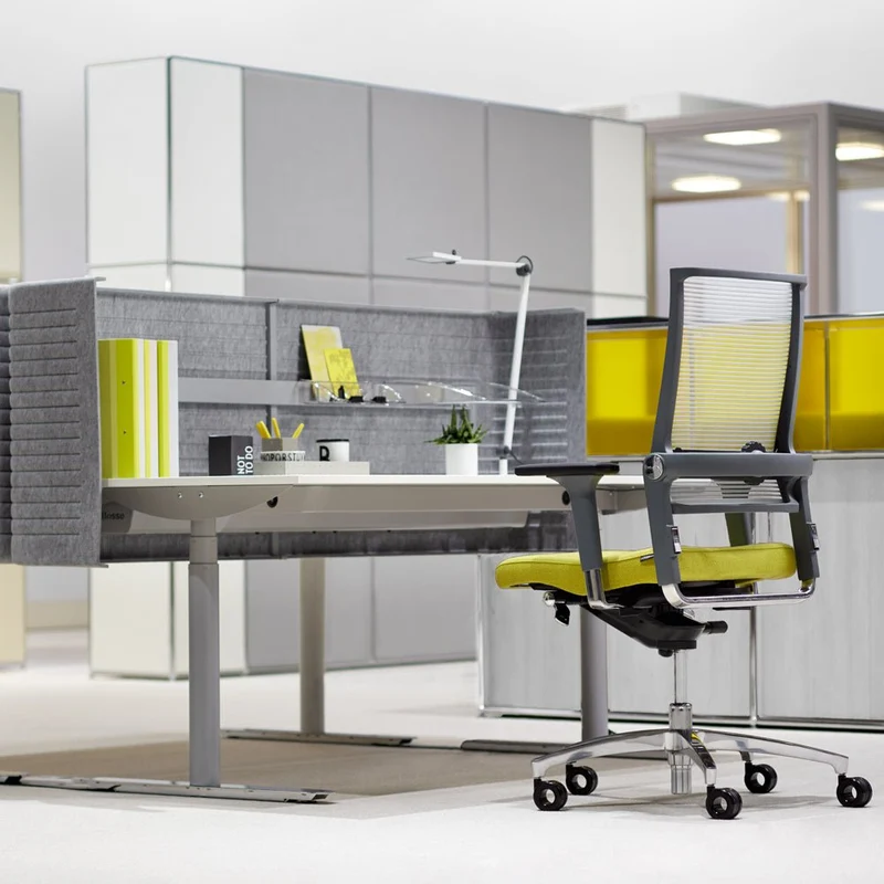 Ergonomischer Bürostuhl Dauphin LORDO FLEX LO 3017_SLP | Netzrücken | Schwarz