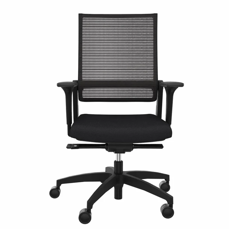 Ergonomischer Bürostuhl Dauphin LORDO FLEX LO 3017_SLP | Netzrücken | Schwarz