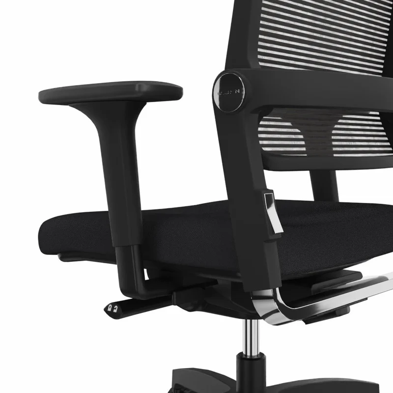 Ergonomischer Bürostuhl Dauphin LORDO FLEX LO 3017_SLP | Netzrücken | Schwarz
