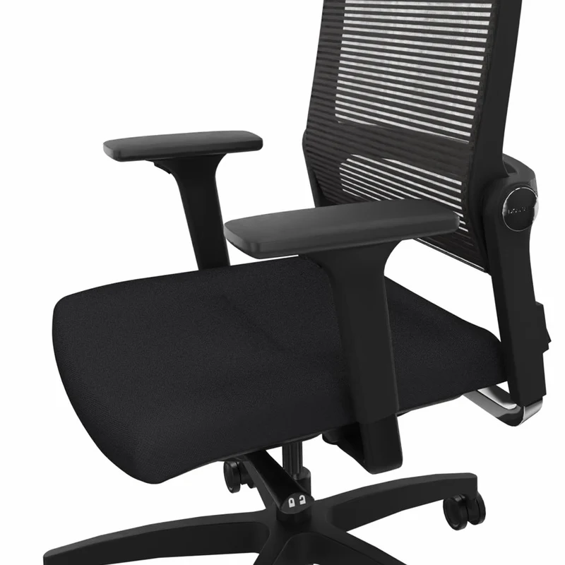 Ergonomischer Bürostuhl Dauphin LORDO FLEX LO 3017_SLP | Netzrücken | Schwarz