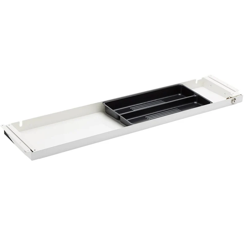 Unterbauschublade Schreibtisch Schublade Ultra Pen - Ultra flach - ohne Schloß - B 87 x T 18,6 x H 2,3/4,3 cm