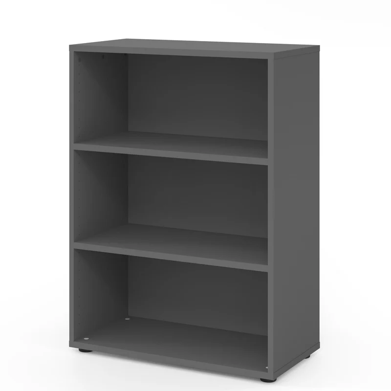 Hammerbacher Aktenregal Serie 9, Holz, 3 Ordnerhöhen, 80 x 110 x 40cm (B/H/T)