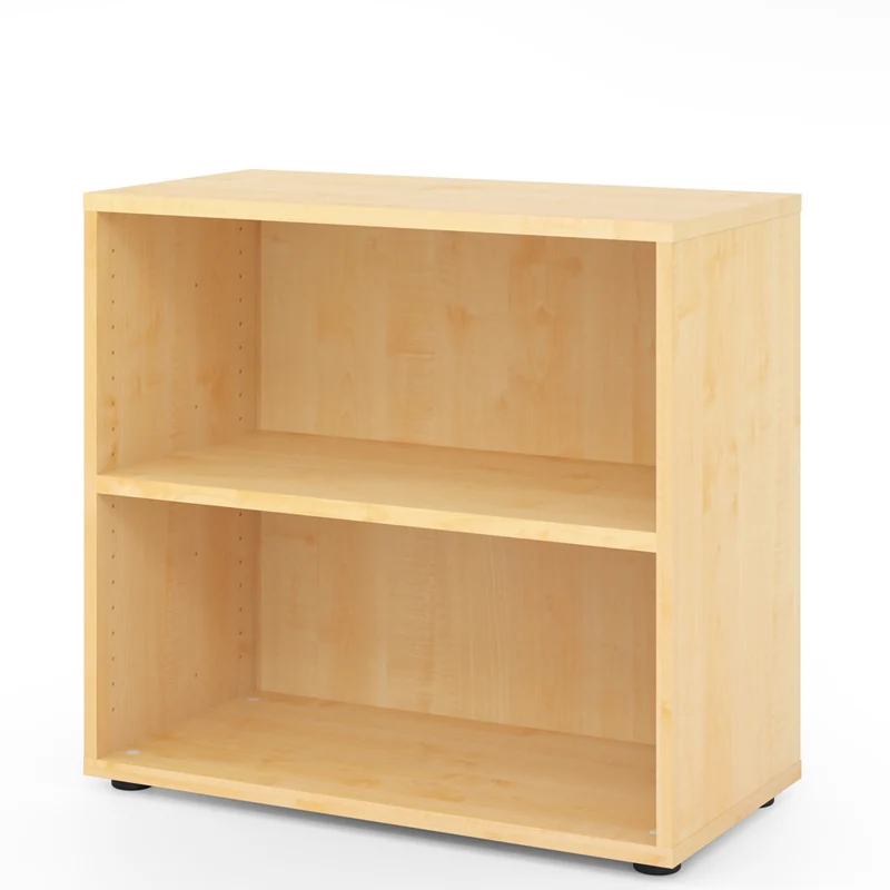 Hammerbacher Aktenregal Serie 9, Holz, 2 Ordnerhöhen, 80 x 75 x 40cm (B/H/T)