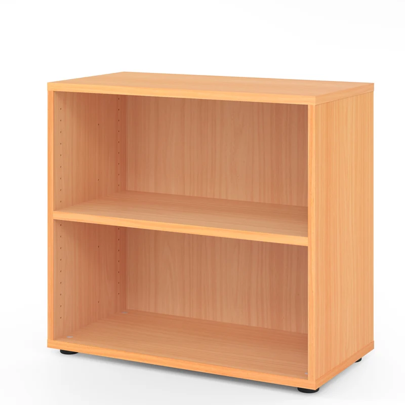 Hammerbacher Aktenregal Serie 9, Holz, 2 Ordnerhöhen, 80 x 75 x 40cm (B/H/T)