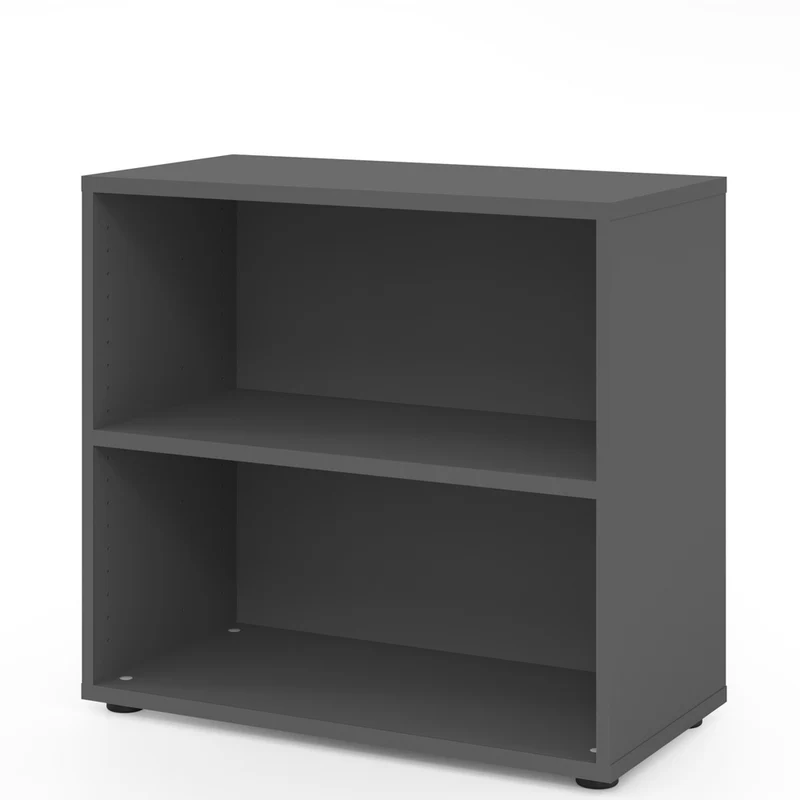 Hammerbacher Aktenregal Serie 9, Holz, 2 Ordnerhöhen, 80 x 75 x 40cm (B/H/T)