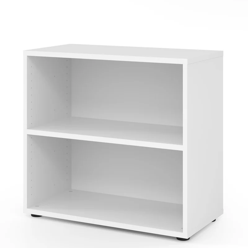 Hammerbacher Aktenregal Serie 9, Holz, 2 Ordnerhöhen, 80 x 75 x 40cm (B/H/T)