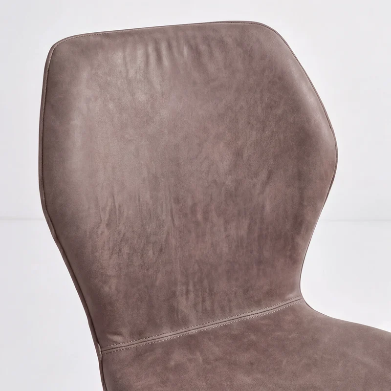 Design-Stuhl aus Microfaser Aberdeen mocca
