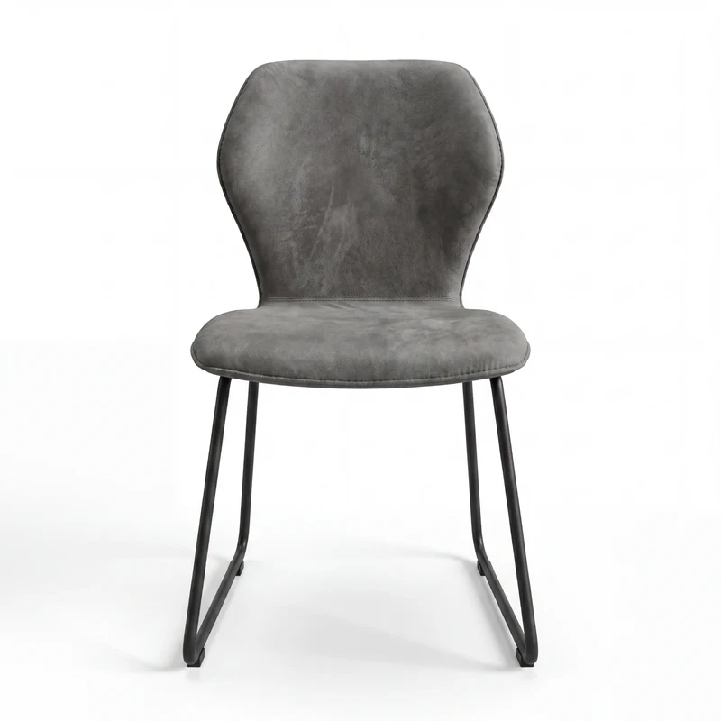 Design-Stuhl, aus Microfaser Aberdeen stone