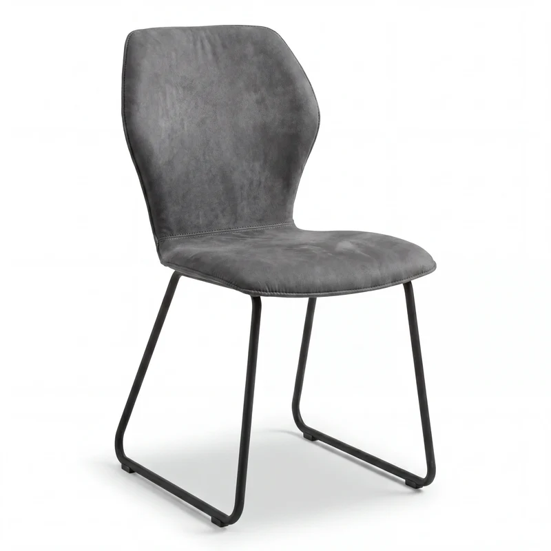 Design-Stuhl, aus Microfaser Aberdeen stone