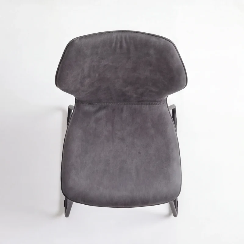 Design-Stuhl, aus Microfaser Aberdeen stone